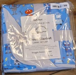 Little Sleepies Robot Cloud Blanket